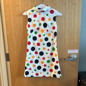 True Vintage Polka Dot Sleeveless Dress